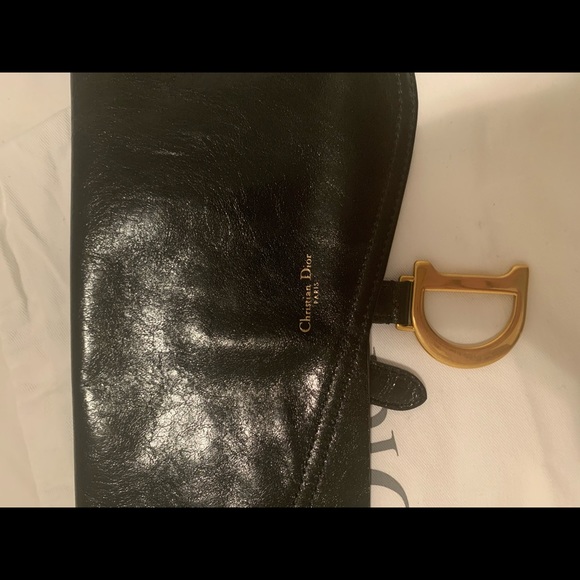 Hard to find Dior Saddle Belt in Lambskin - Picture 5 of 6